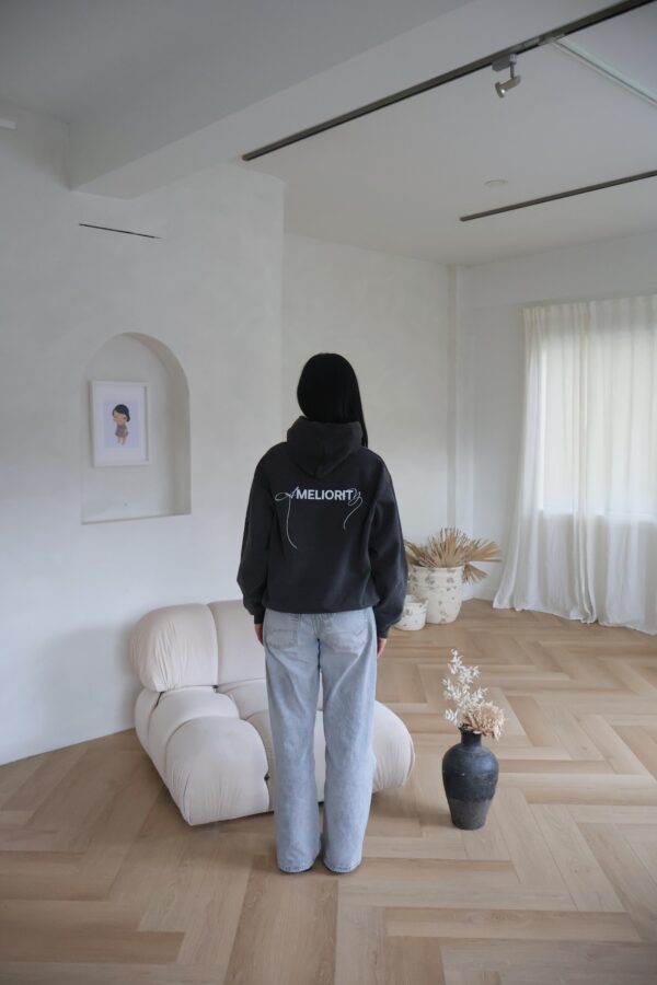 Vintage Black Hoodie - Image 2